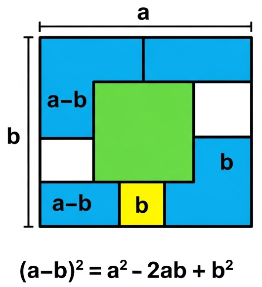 The Magic of (a−b)² = a² − 2ab + b² — Math, Life Lessons & Fun Explained