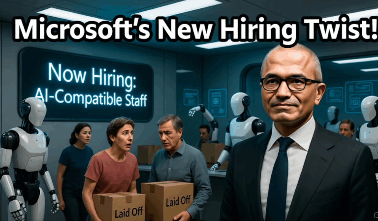 “Microsoft’s Back to Hiring — Now Recruiting AI-Compatible Humans”