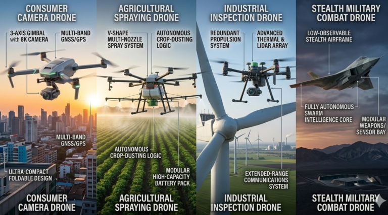 Major Types of Drones